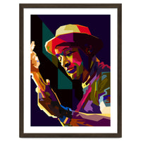 Marcus Miller Bass Jazz Musician Pop Art WPAP