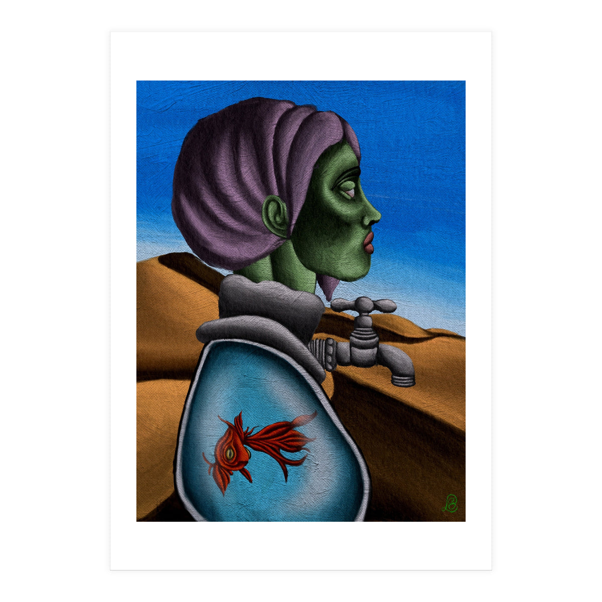 "There's No Such Thing As Thirst In This Desert"  (Print Only)