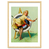 Pinup Sexy Girl On A Target thumbnail