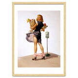 Pinup Sexy Girl Had Funny Accident On A Bus Stop thumbnail