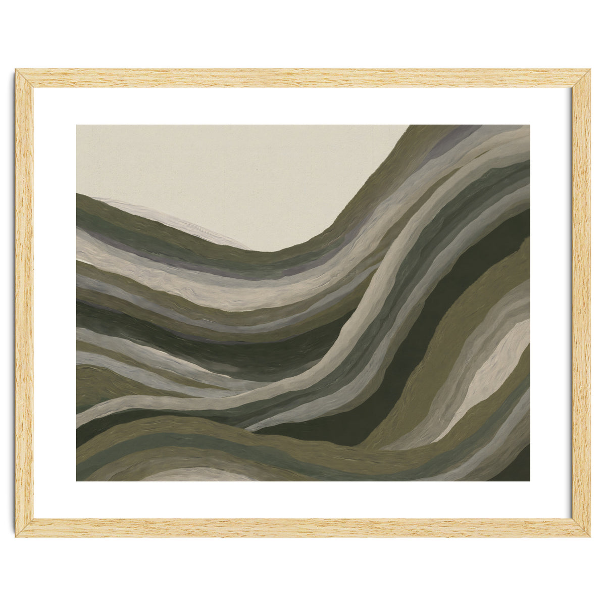 Moody Abstract Hills