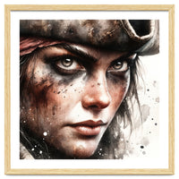 Fierce Pirate Captain Portrait