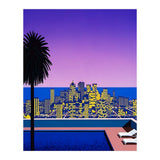 Hiroshi Nagai - City Pop At Night, Swimming Pool (Print Only) thumbnail
