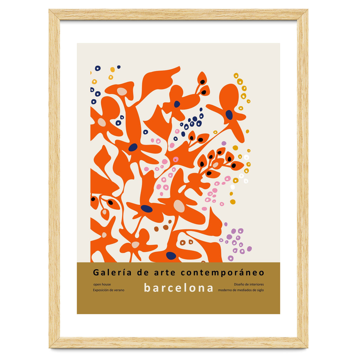 Contemporary art gallery Barcelona design and interior