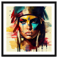 Powerful Egyptian Warrior Woman #1