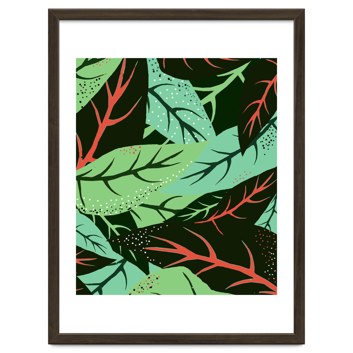 The Dark Jungle | Mystery Eclectic Forest | Maximalist Rainforest Nature Botanical Plants