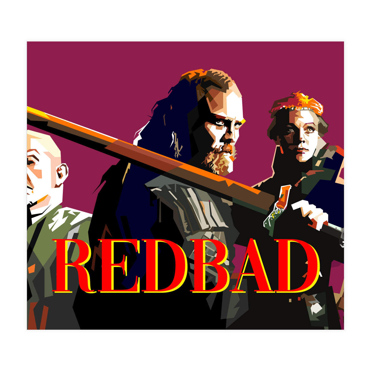 Redbad Sword Knight Movies Trending Now Landscape (Print Only)