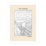 The Scream – Edvard Munch (ascii art)  (Print Only) thumbnail