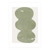 GREEN WATERCOLOR SHAPES NO.2 (Print Only) thumbnail