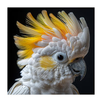 Close Up Of A Cockatoo With Yellow Crest (Print Only)