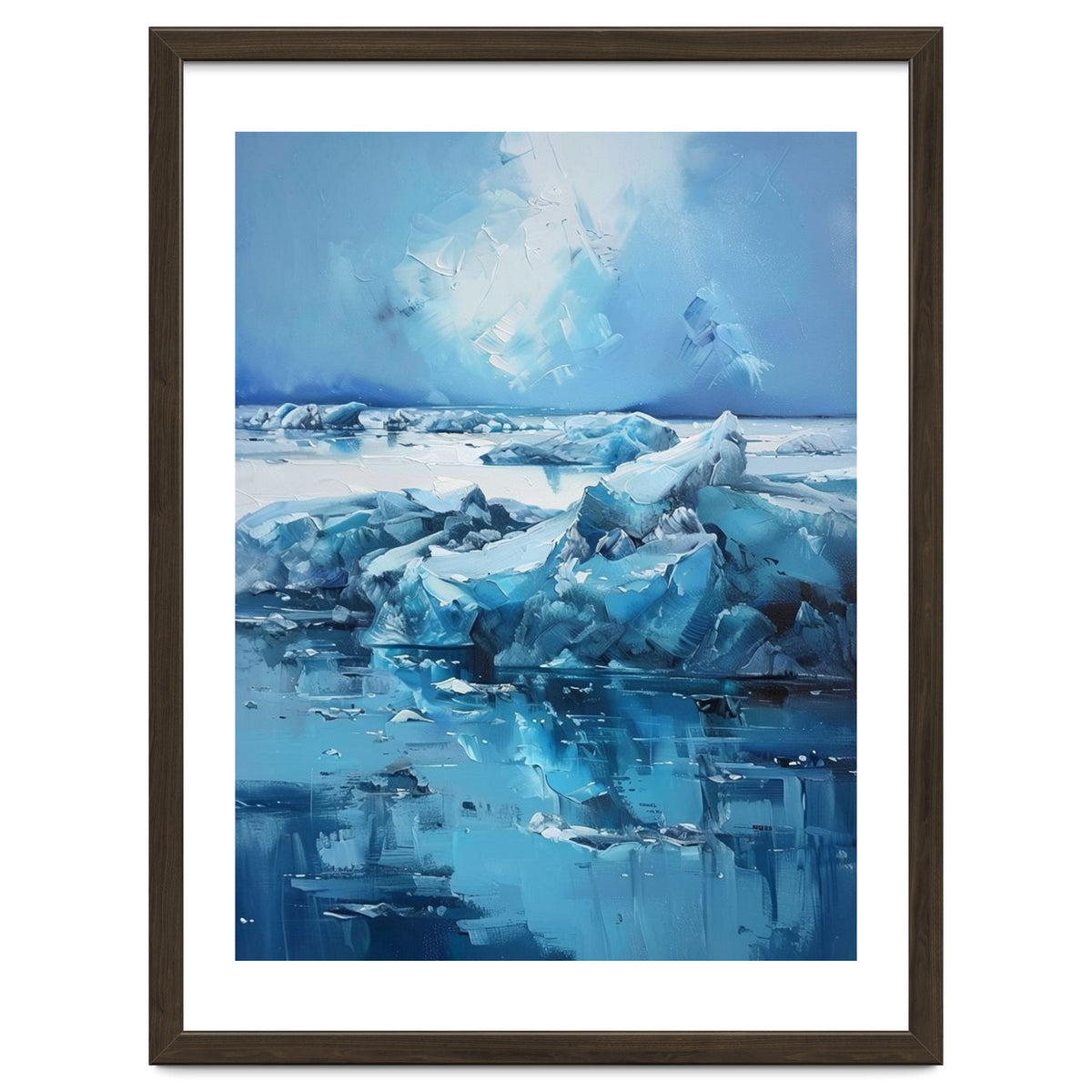 The Silent Fracture of Cerulean Giants