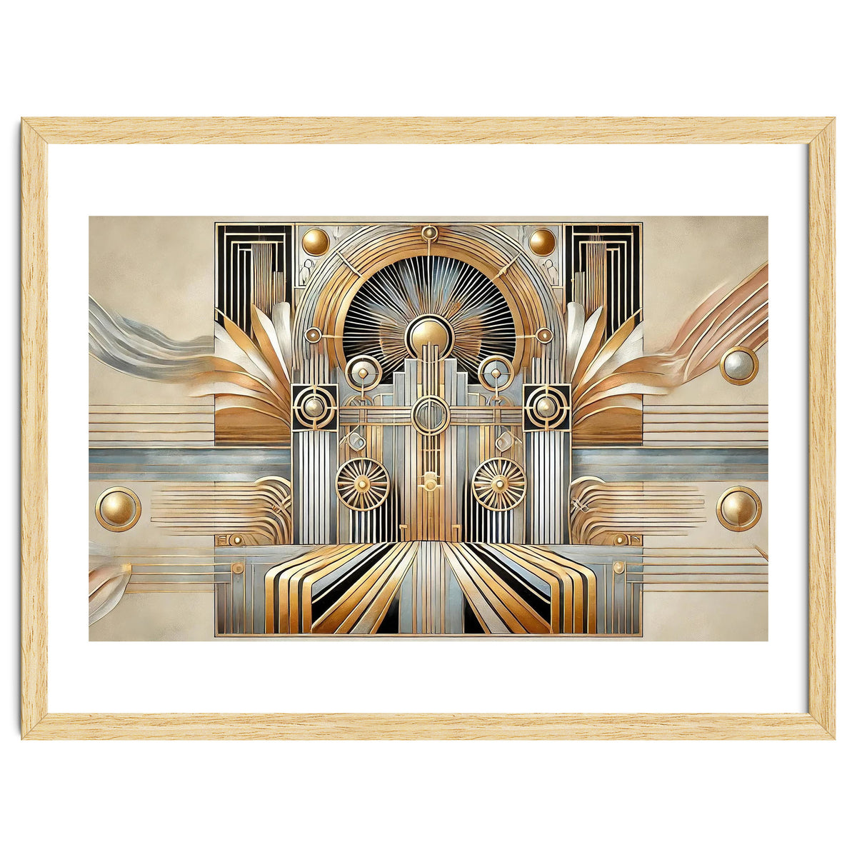 Art Deco Gold Architecture