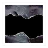 Black & Silver Glitter Agate Texture 04 (Print Only) thumbnail