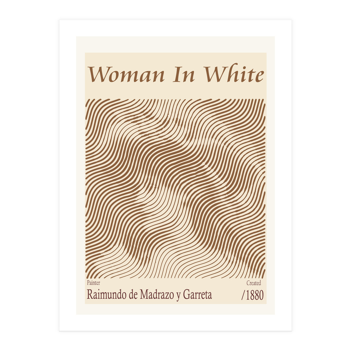 Woman In White – Raimundo De Madrazo Y Garreta (1880) (Print Only)