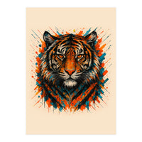 Tiger Animal Watercolor (Print Only)