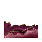 Burgundy & Gold Agate Texture 30  (Print Only) thumbnail