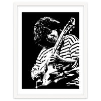 Pat Metheny American Jazz Guitarist Legend in Monochrome 3