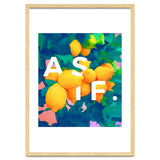 As If. | Typography Attitude Confidence Quote | Lemon Garden Botanical Vintage Quirky Lettering thumbnail