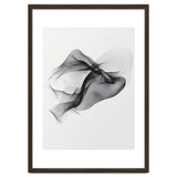 Abstract Black Flowing Fabric Wave thumbnail