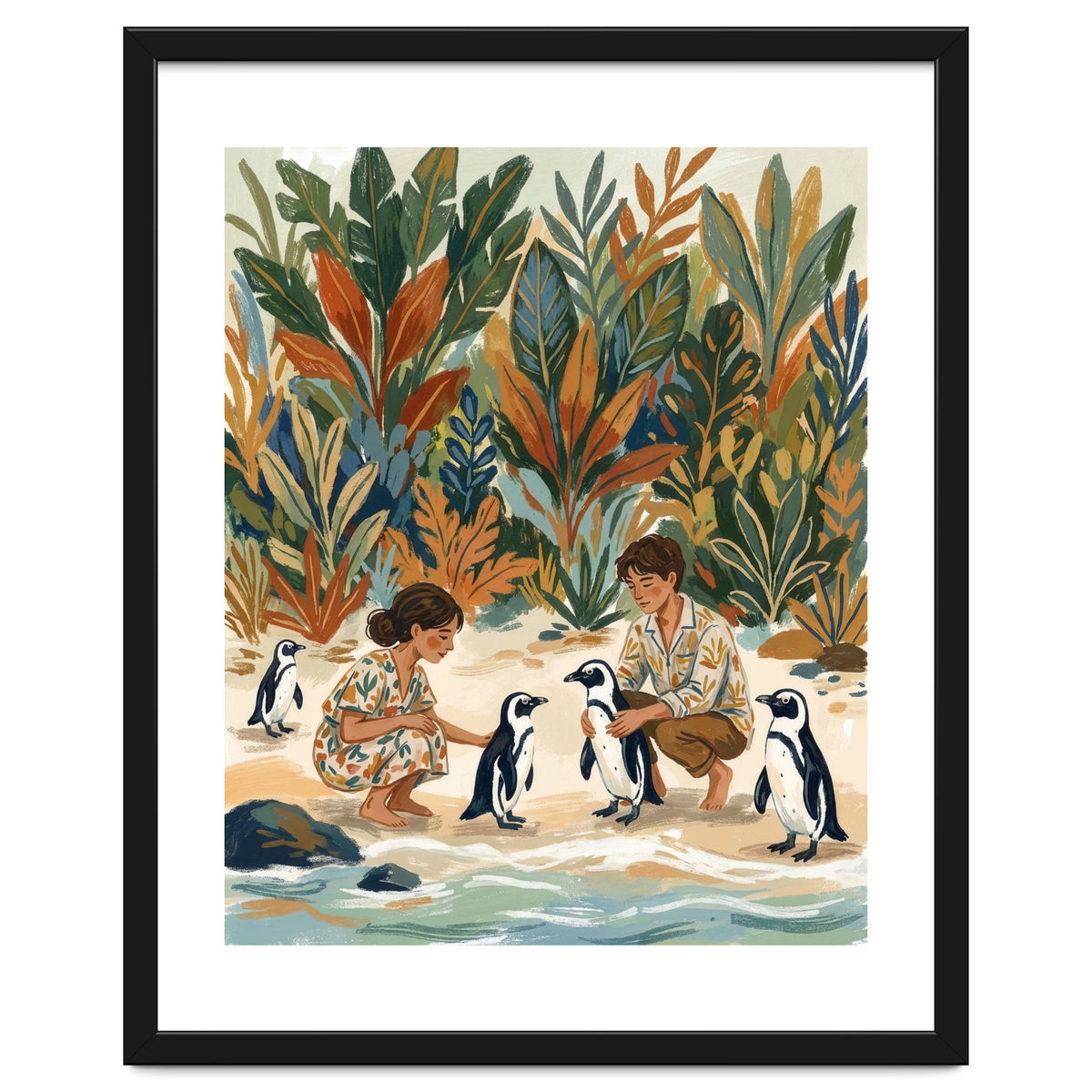 Wildlife Beach Gathering