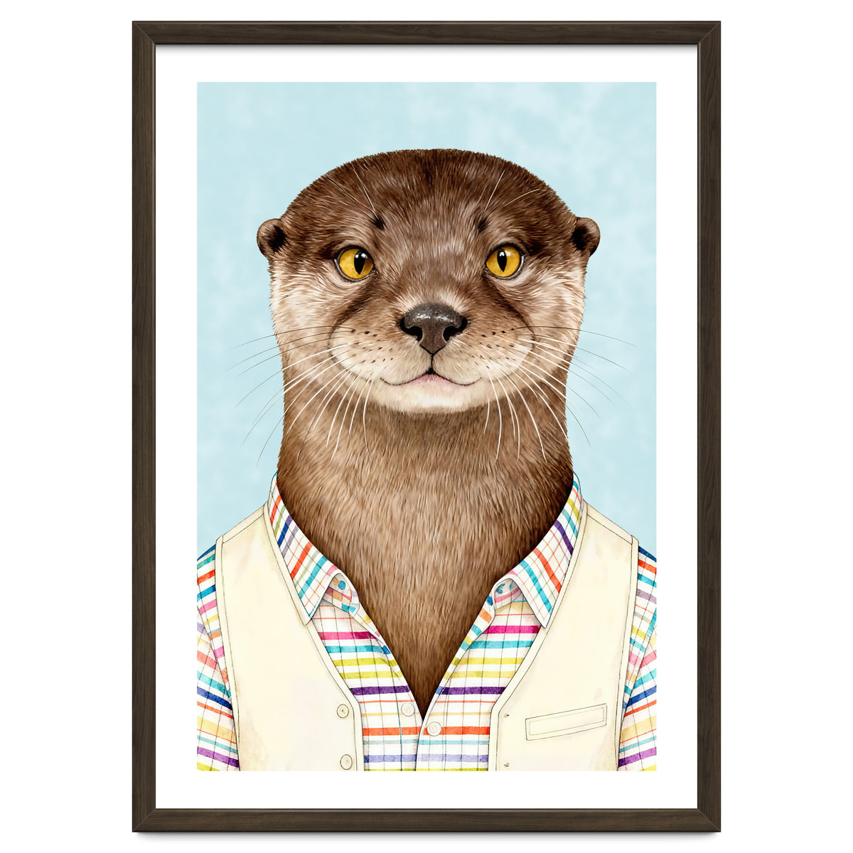 Otter Portrait in Jacket