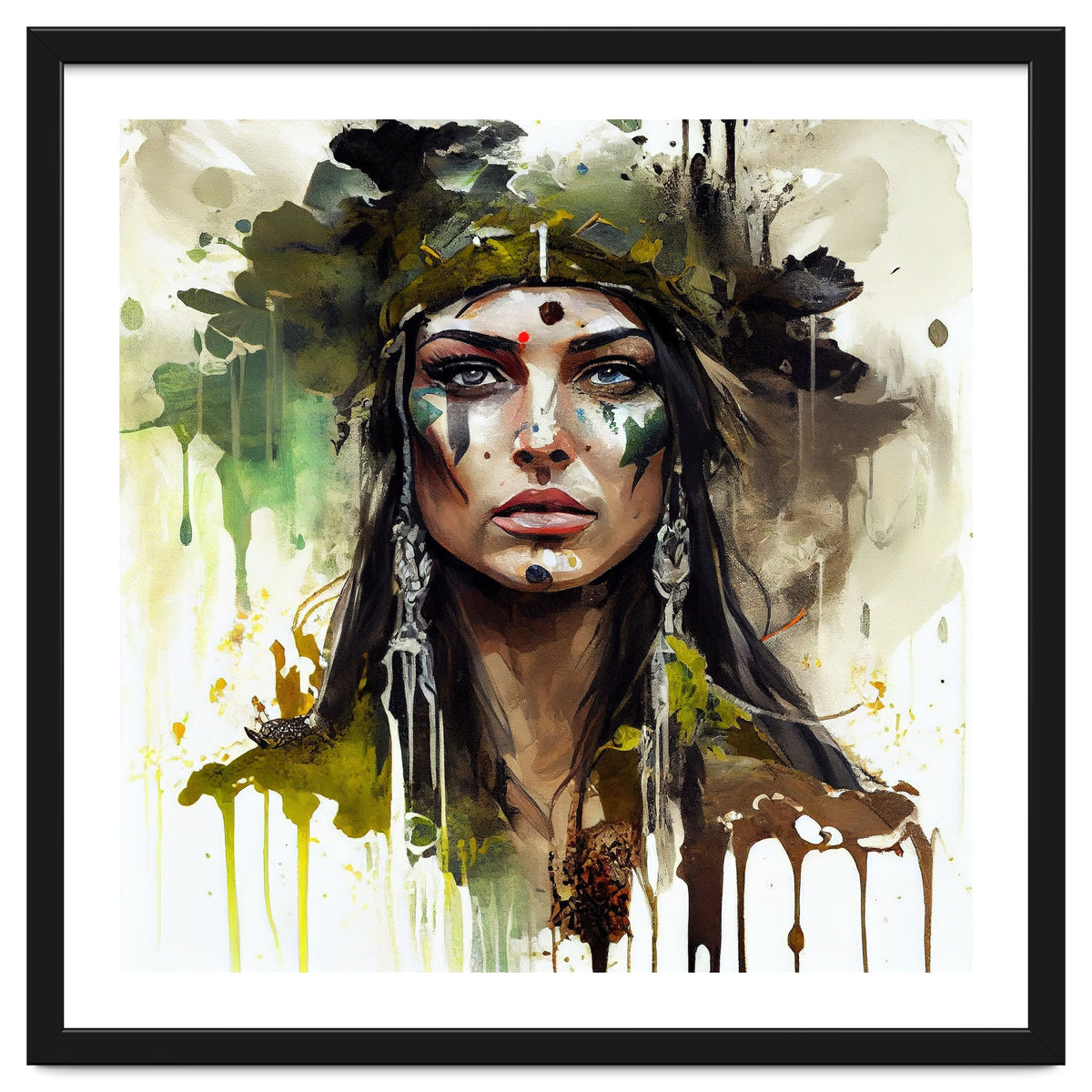 Ceremonial Druid Warrior Portrait