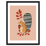 Squirrel In A Pink Autumn thumbnail