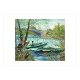 Vincent Van Gogh / 'Fishing in Spring, the Pont de Clichy ', 1887, Oil on canvas, 49 x 58 cm. (Print Only) thumbnail