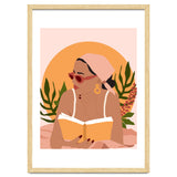 Bohemian Summer, Modern Boho Girl Reader, Books Read Self Care Self Love, Travel Hippie Nomad Black Woman thumbnail