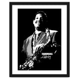Cannonball Adderley American Jazz Saxophonist in Grayscale thumbnail