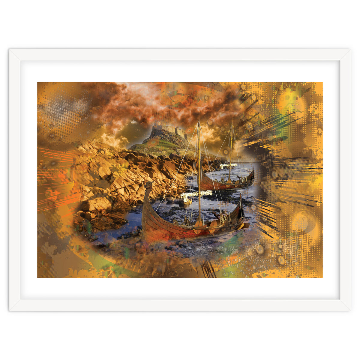 Lindesfarne Viking Raid 793 AD