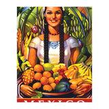 Mexico, Woman With Fruit Basket (Print Only) thumbnail