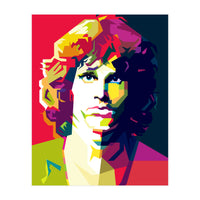 Jim Morrison Legendary Rock Pop Art WPAP (Print Only)