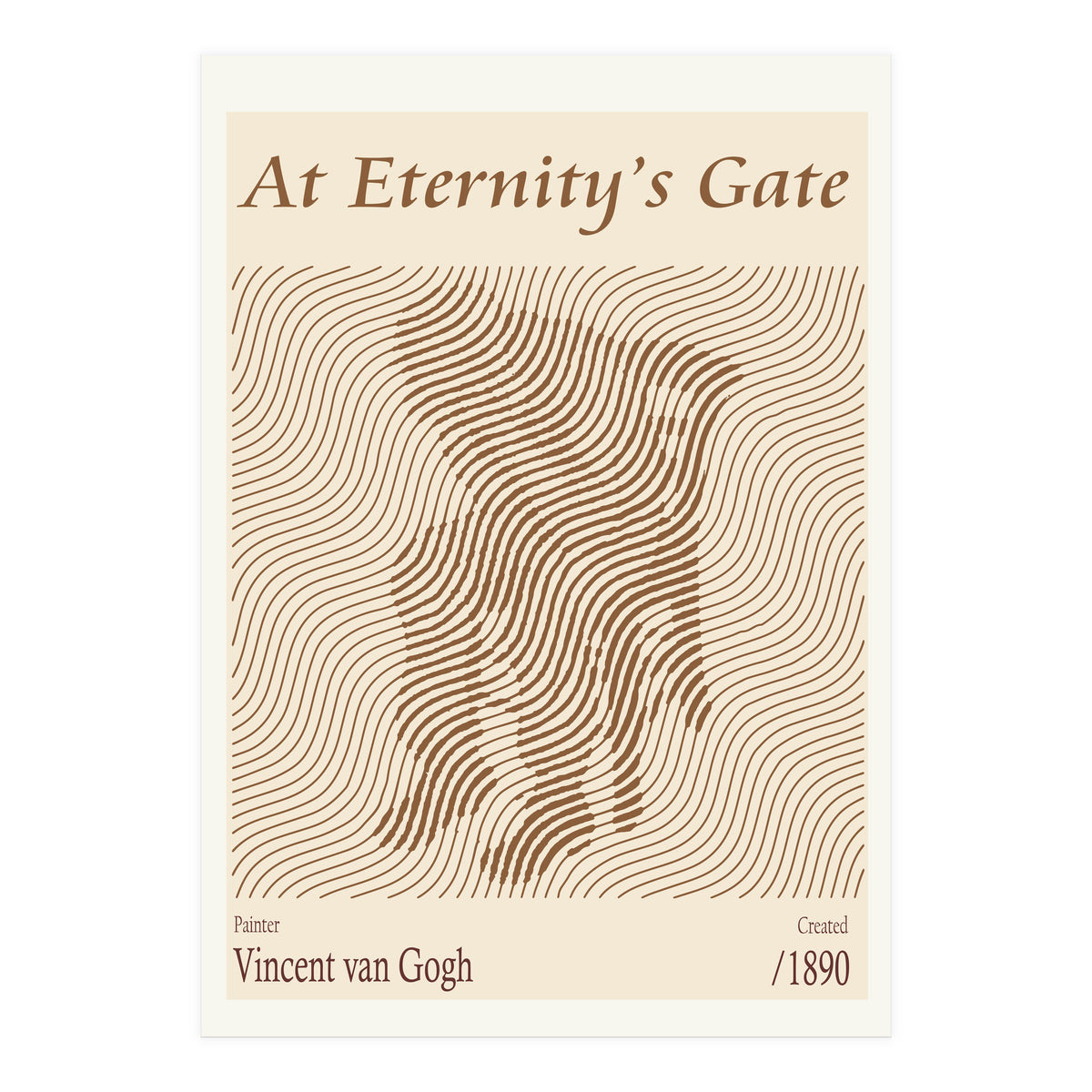 At Eternity’s Gate Vincent Van Gogh (1890) (Print Only)
