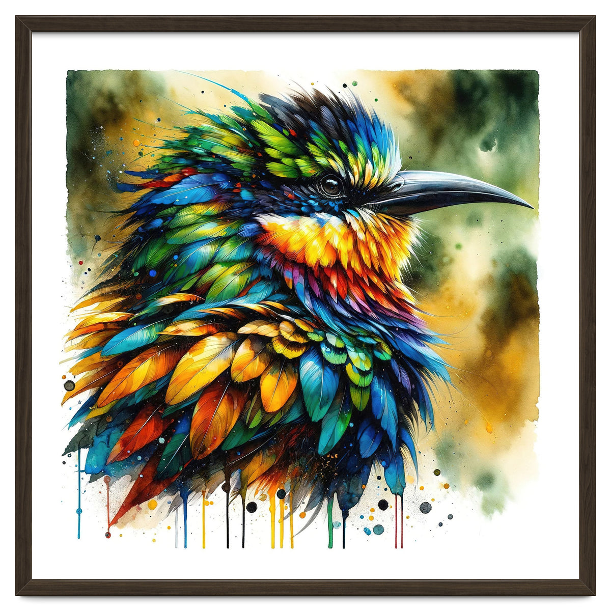 Vibrant Tropical Bird Portrait