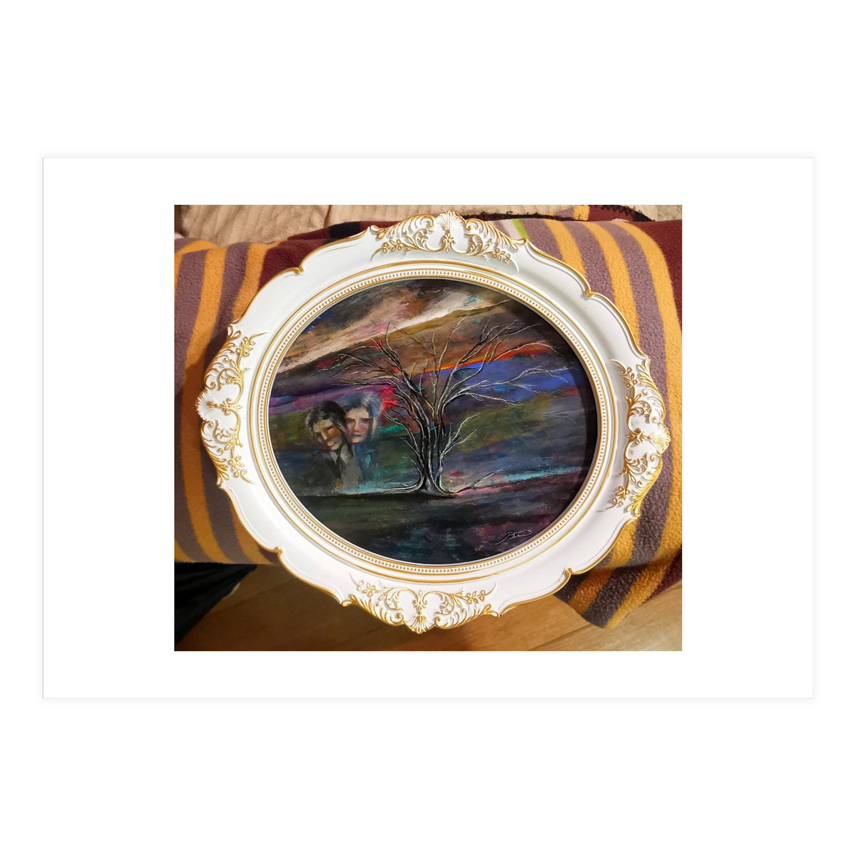 Memory 26x29.cm.acrylic. With Frame 33x38.cm. (Print Only)