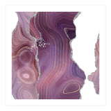 Mauve & Silver Agate Texture 05 (Print Only) thumbnail