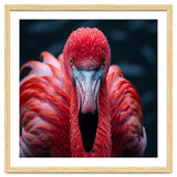 Close Up Flamingo Face With Water Droplets thumbnail