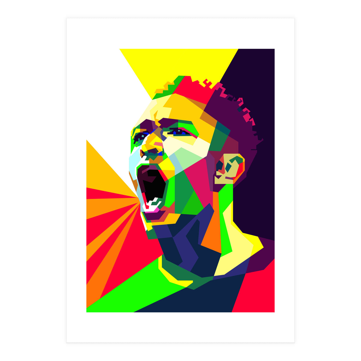 Jude Bellingham Football Pop Art WPAP (Print Only)