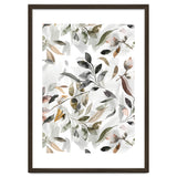 Watercolor Leaves Neutral Gray thumbnail