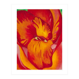 Georgia O’Keeffe – Canna Red and Orange (1926) | Vibrant Modernist Floral Painting in Bold Organic Forms (Print Only) thumbnail