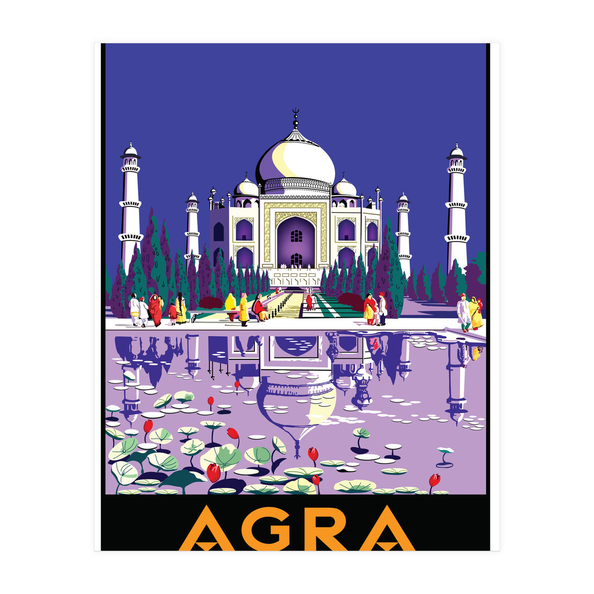 Agra, Taj Mahal, India (Print Only)