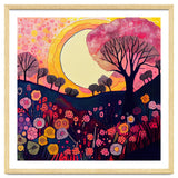 Folk Sunset Over Floral Hills thumbnail