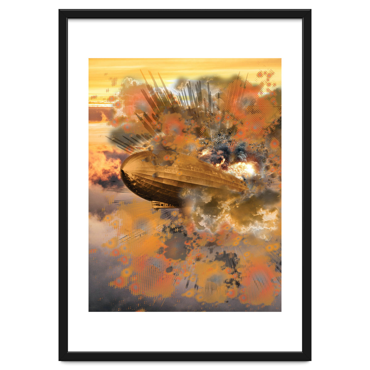 Zeppelin Balloon Explosion