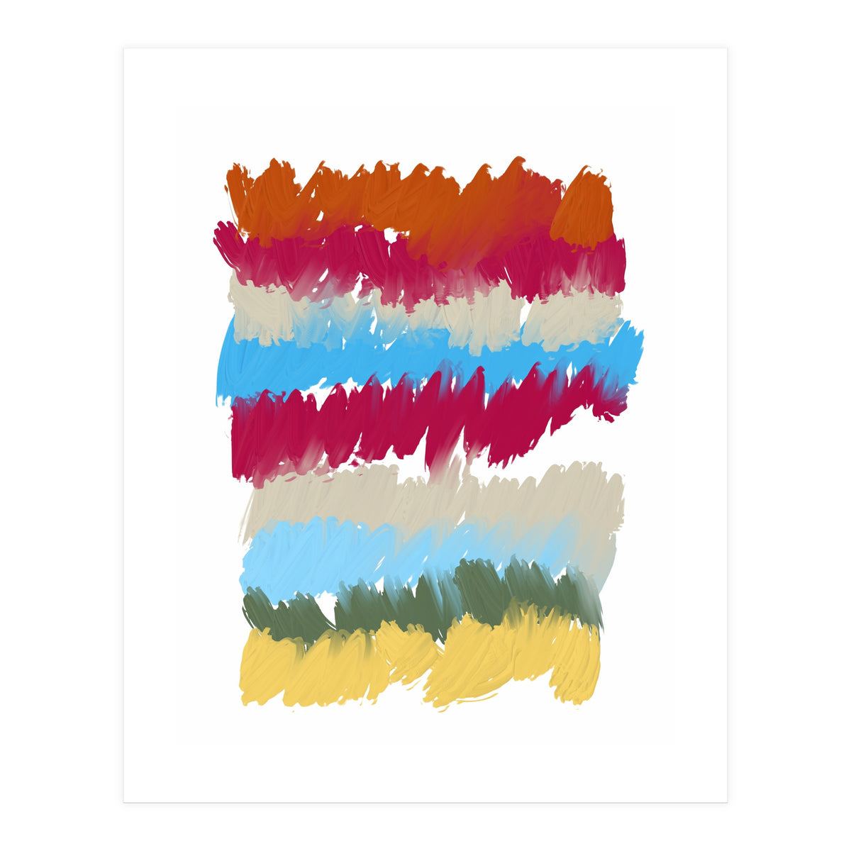 Abstract Color Palette Study (Print Only)