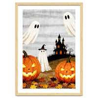 Spooky Halloween Ghost Pumpkin