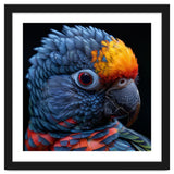 Close Up Vibrant Parrot Eye thumbnail