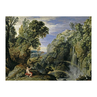 Pedro Pablo Rubens; Paul Bril / 'Landscape with Psyche and Jupiter', 1610; ca. 1630, Flemish Scho... (Print Only)