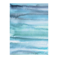 Gradient Watercolor Sea Blue (Print Only)