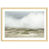 Landscape covered by hot spring steam - Iceland thumbnail